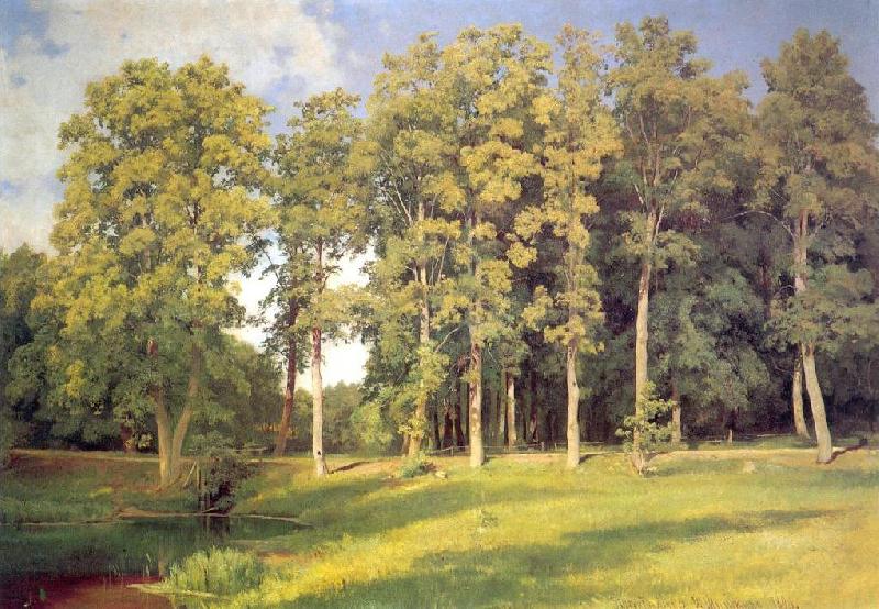 Ivan Shishkin Grove near Pond oil painting image